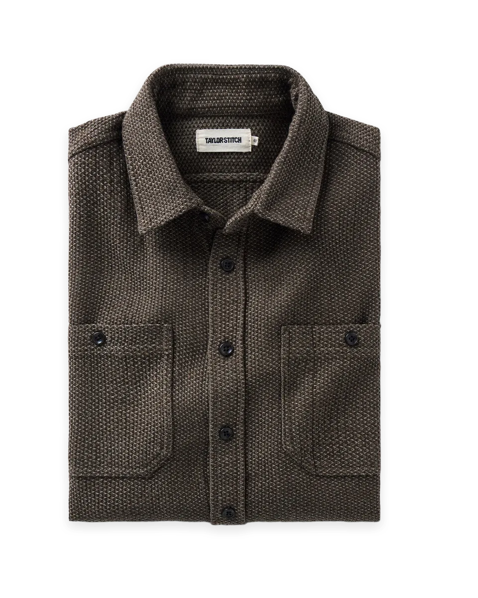 Taylor Stitch The Utility Shirt in Mulch Sashiko