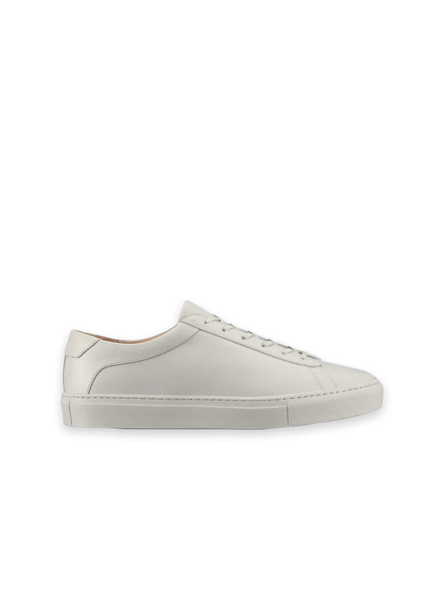 Koio Capri Leather Sneaker in Sandstone Wide Fit
