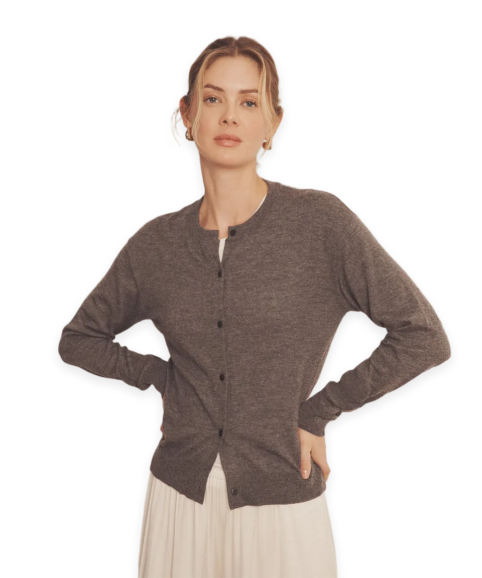 Naadam Super Fine Cashmere Classic Cardigan