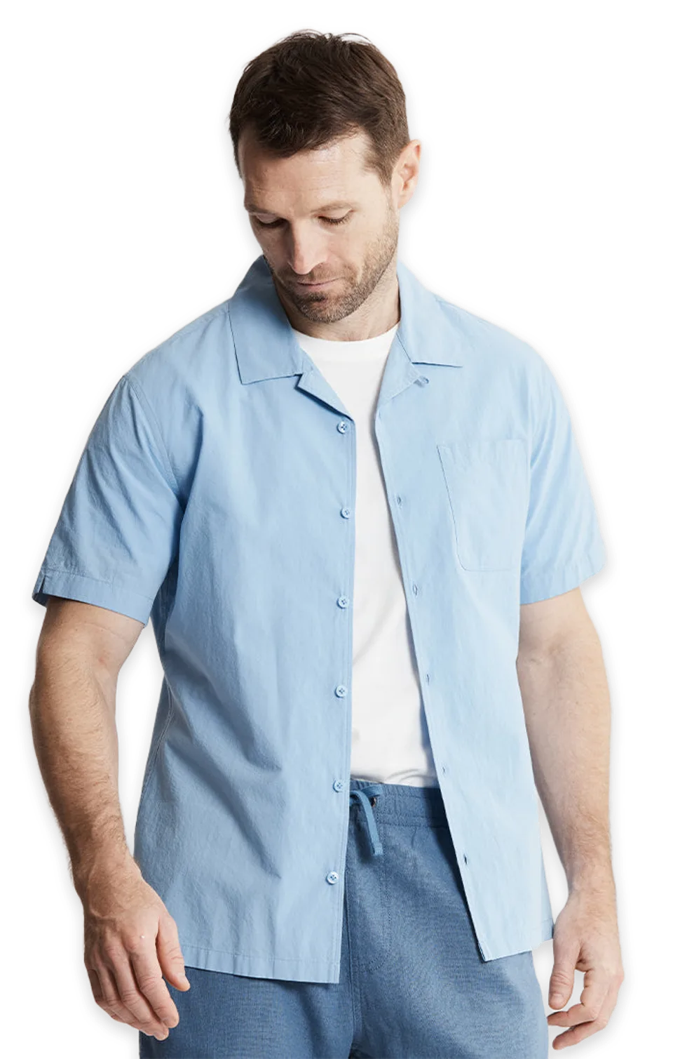 Jachs NY Paper Touch Short Sleeve Camp Shirt