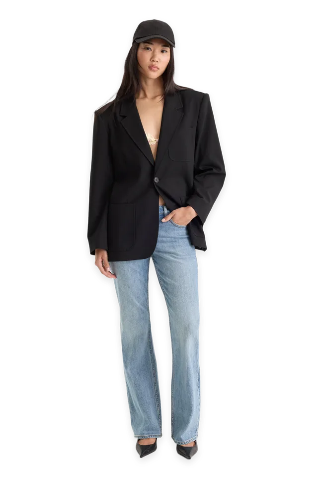 Good American VINTAGE LOW RISE BOOTCUT JEANS