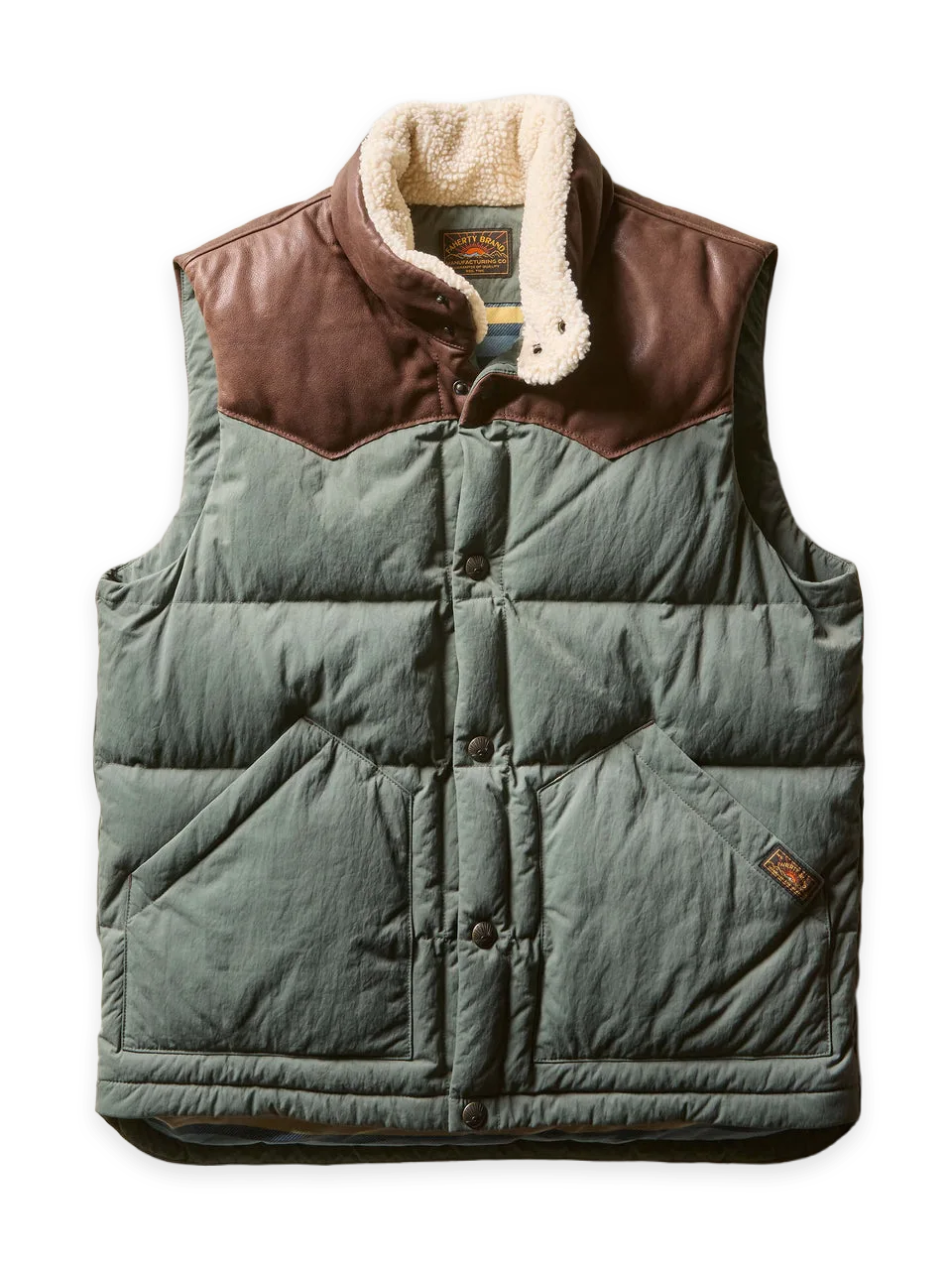 Faherty Range Down Vest