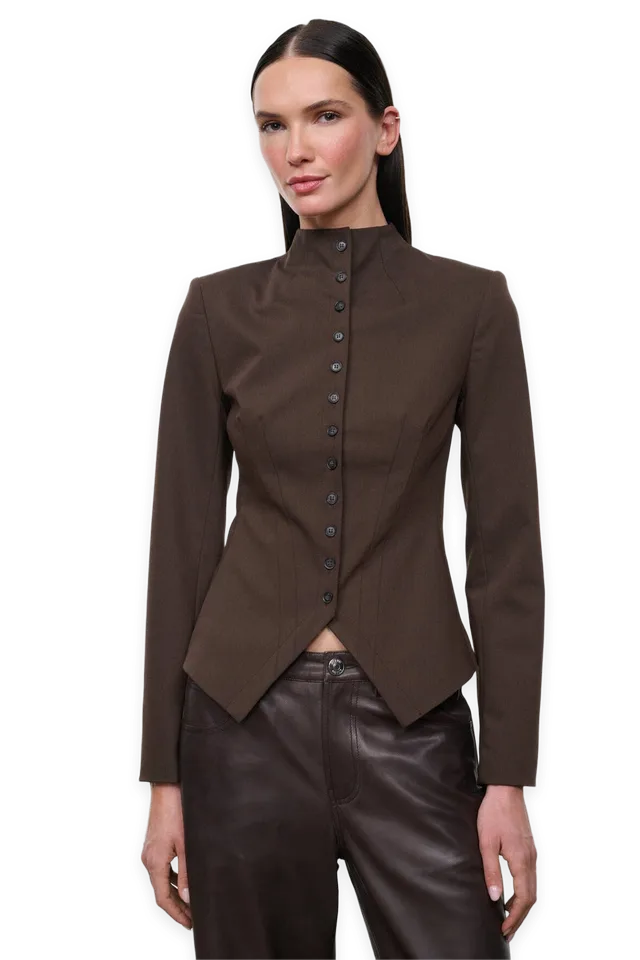 Staud Adrian Jacket · Earth