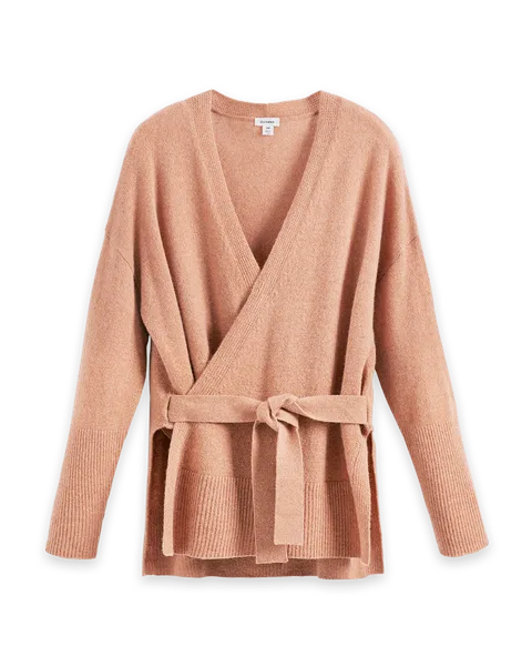 Cuyana Single Origin Cashmere Wrap Sweater