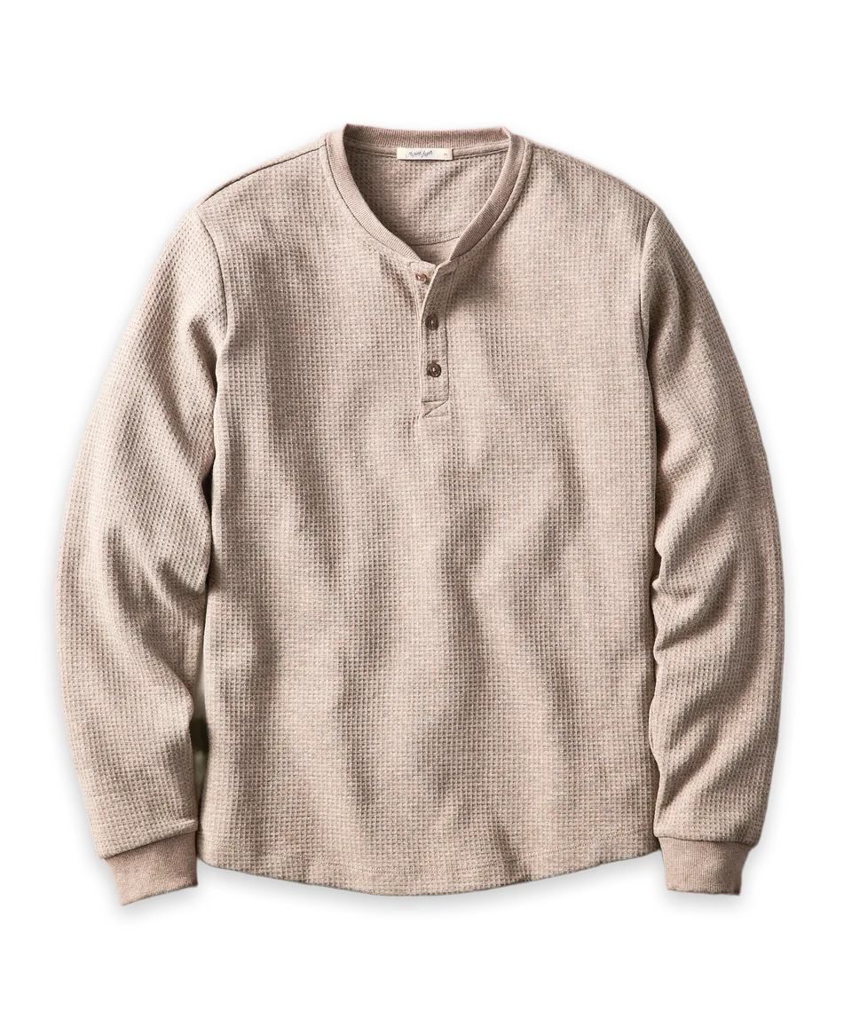 Marine Layer Waffle Henley