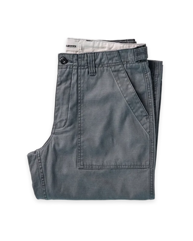 Taylor Stitch The Surplus Pant in Faded Black Reverse Sateen
