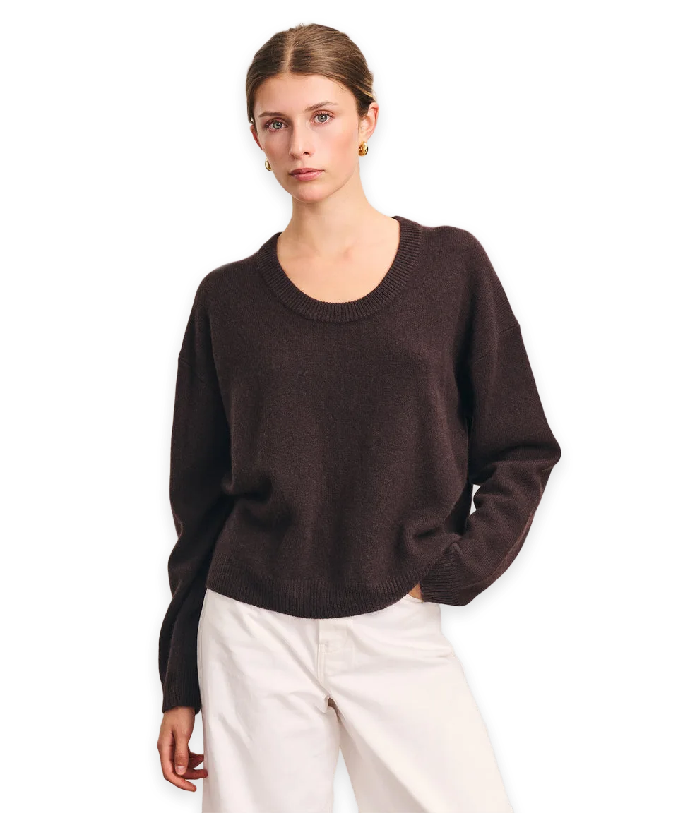 Naadam Luxe Cashmere Scoop Neck Sweater
