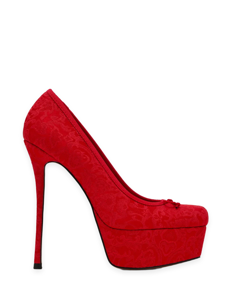 Steve Madden LYTHIA RED BROCADE
