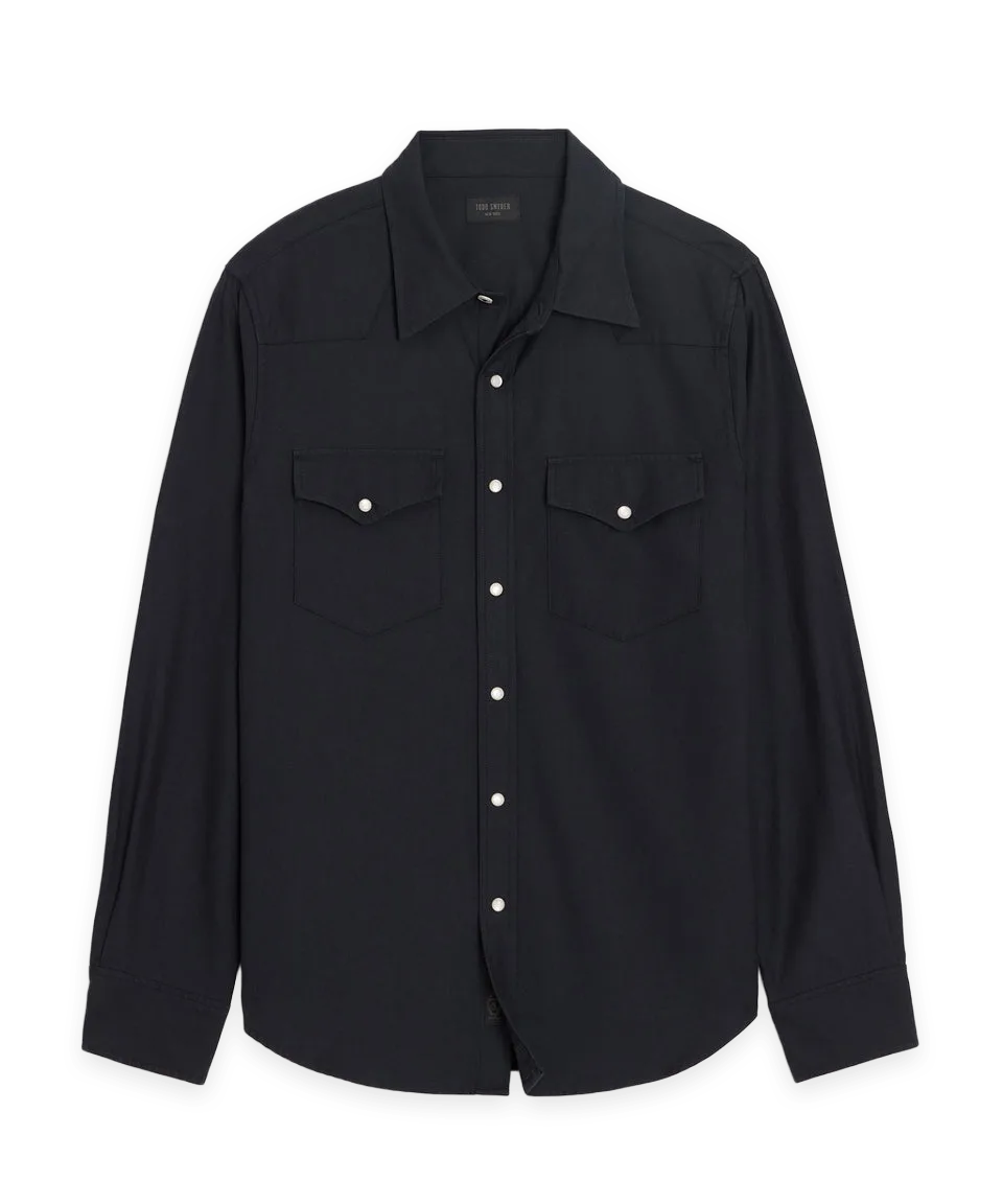 Todd Snyder Tencel Western Shirt