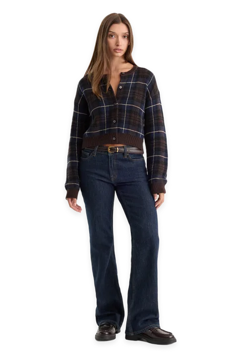 Good American VINTAGE LOW RISE BOOTCUT JEANS