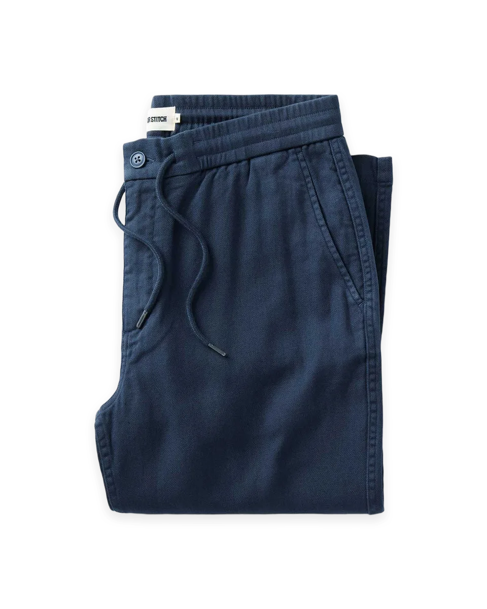 Taylor Stitch The Roamer Pant in Navy Broken Twill