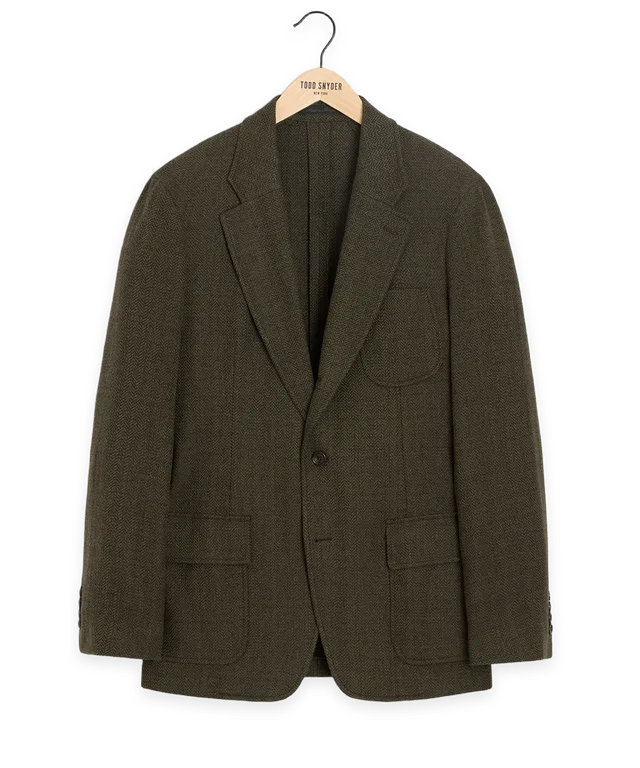 Todd Snyder Italian Herringbone Heritage Sport Coat