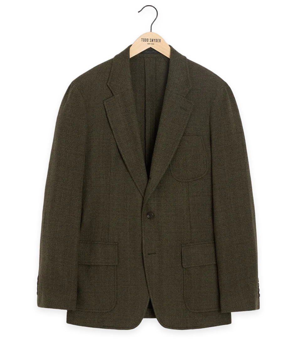 Todd Snyder Italian Herringbone Heritage Sport Coat