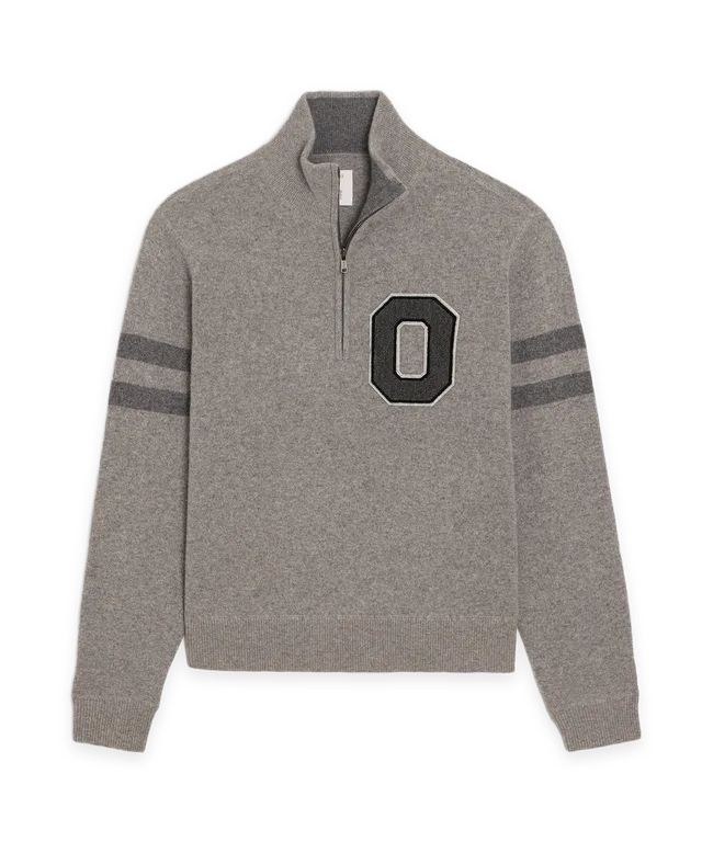 Todd Snyder Todd Snyder x The Ohio State University™ Cashmere Quarter-Zip Sweater