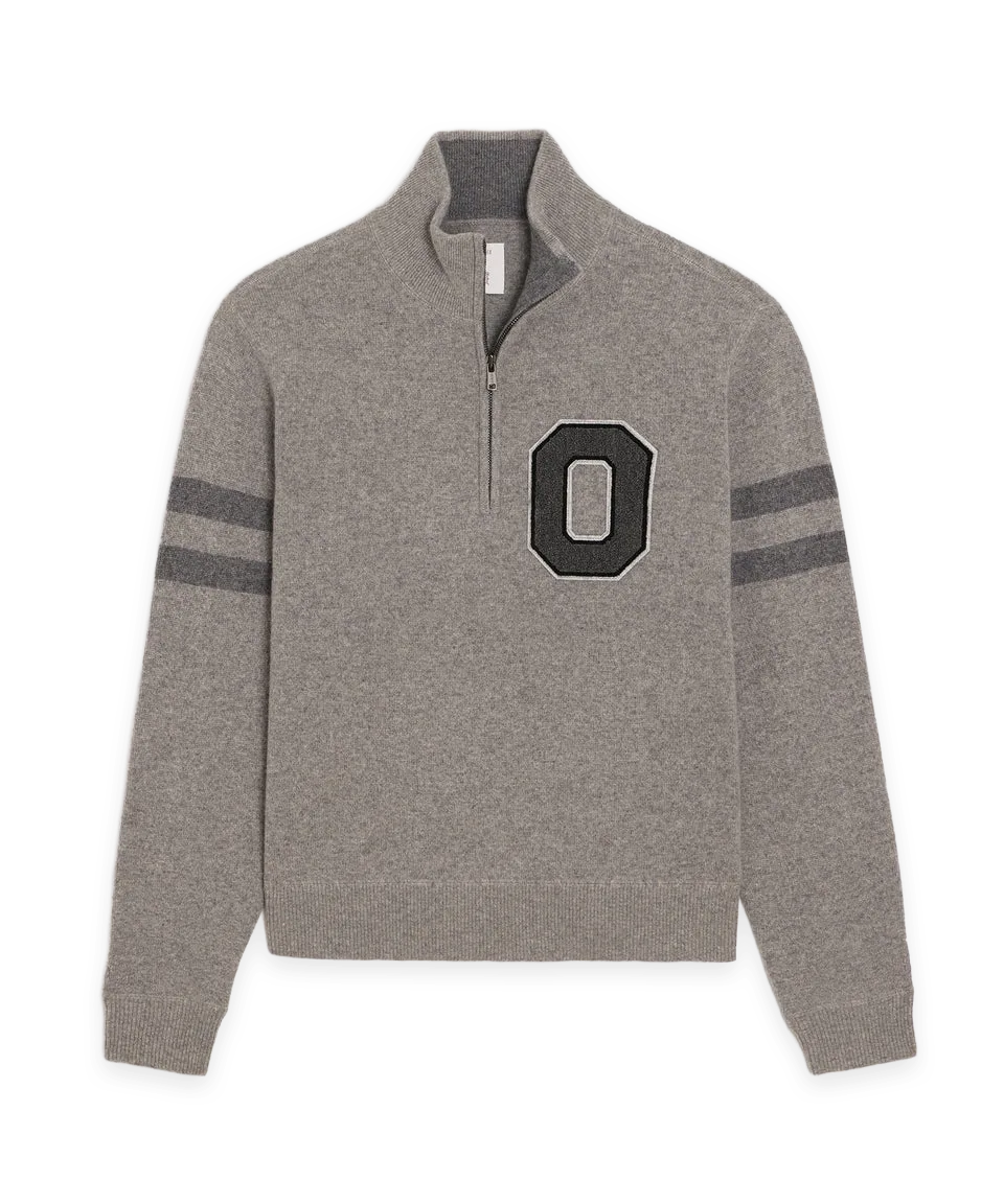 Todd Snyder Todd Snyder x The Ohio State University™ Cashmere Quarter-Zip Sweater