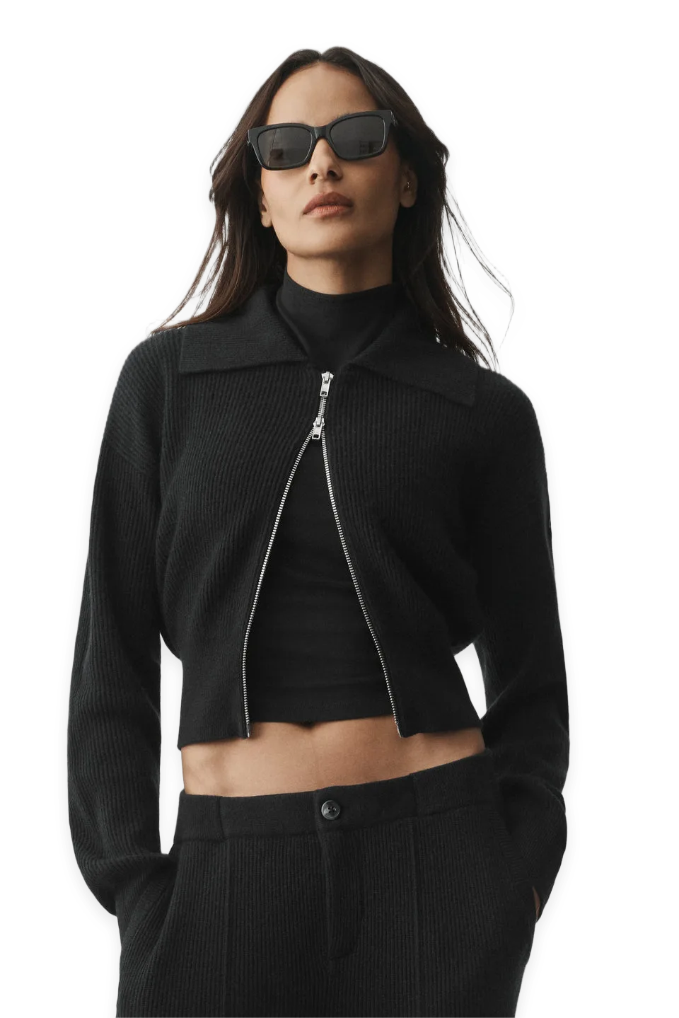 Alo Cashmere Wool Harmony Full Zip Jacket, photo 3
