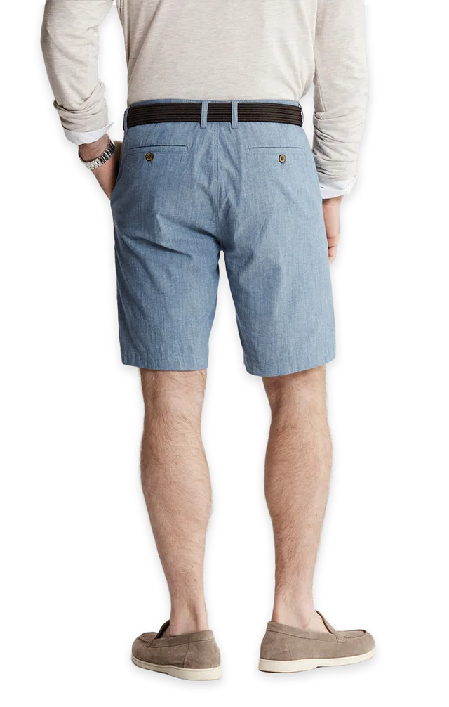 Jachs NY Stretch Chambray Shorts