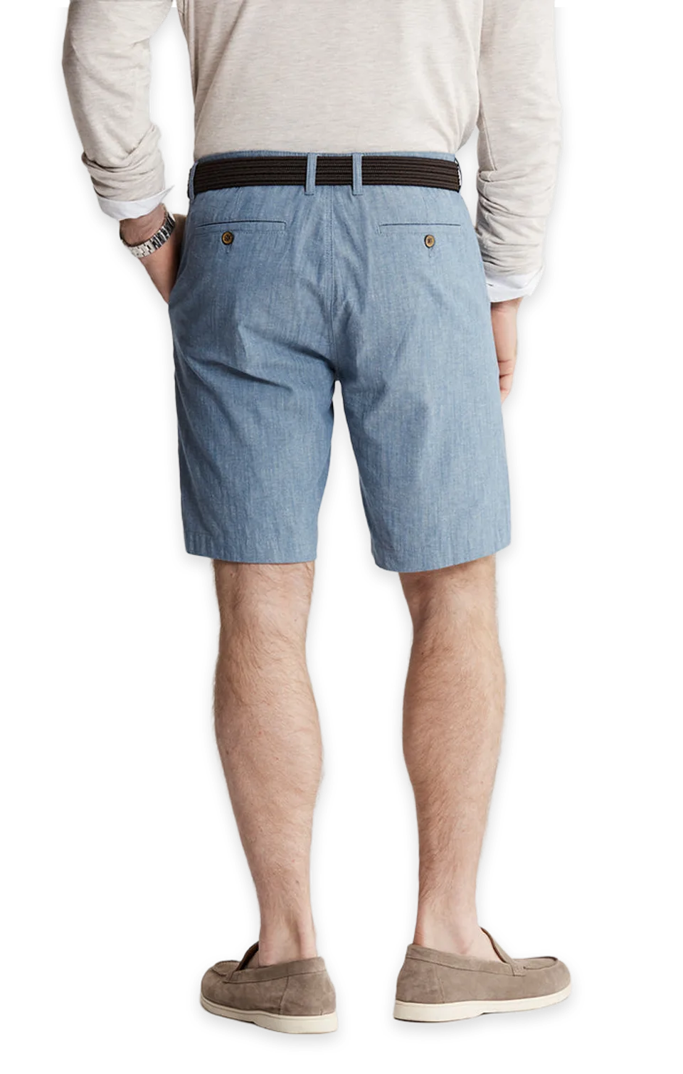 Jachs NY Stretch Chambray Shorts, photo 3