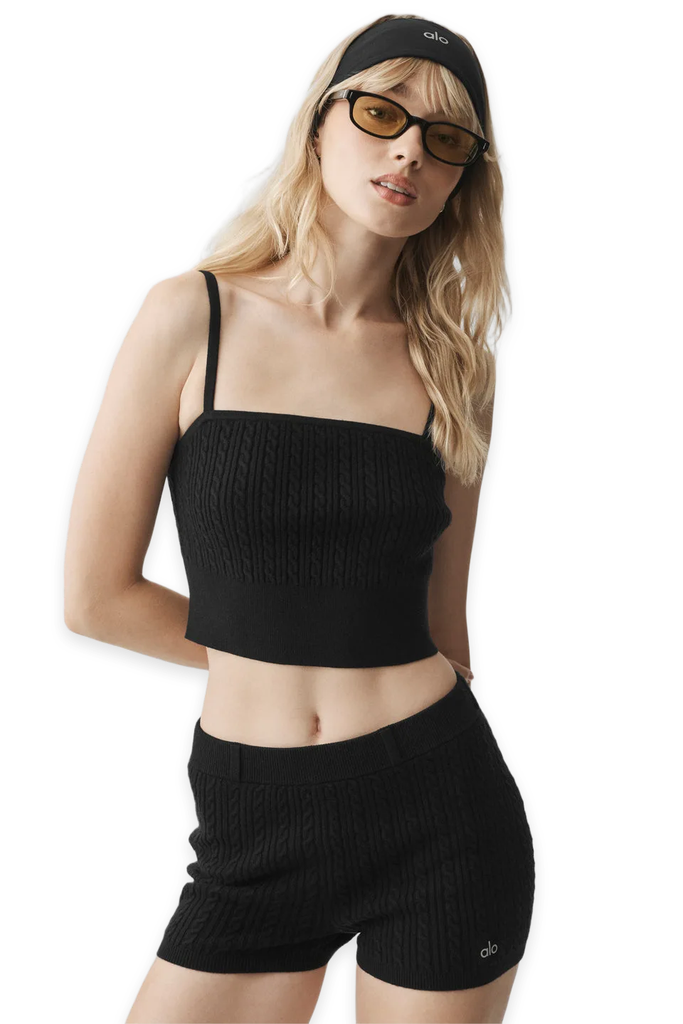 Alo Mini Cable Sweater Tank