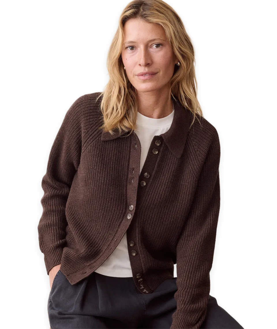 Marine Layer Parker Collared Cardigan