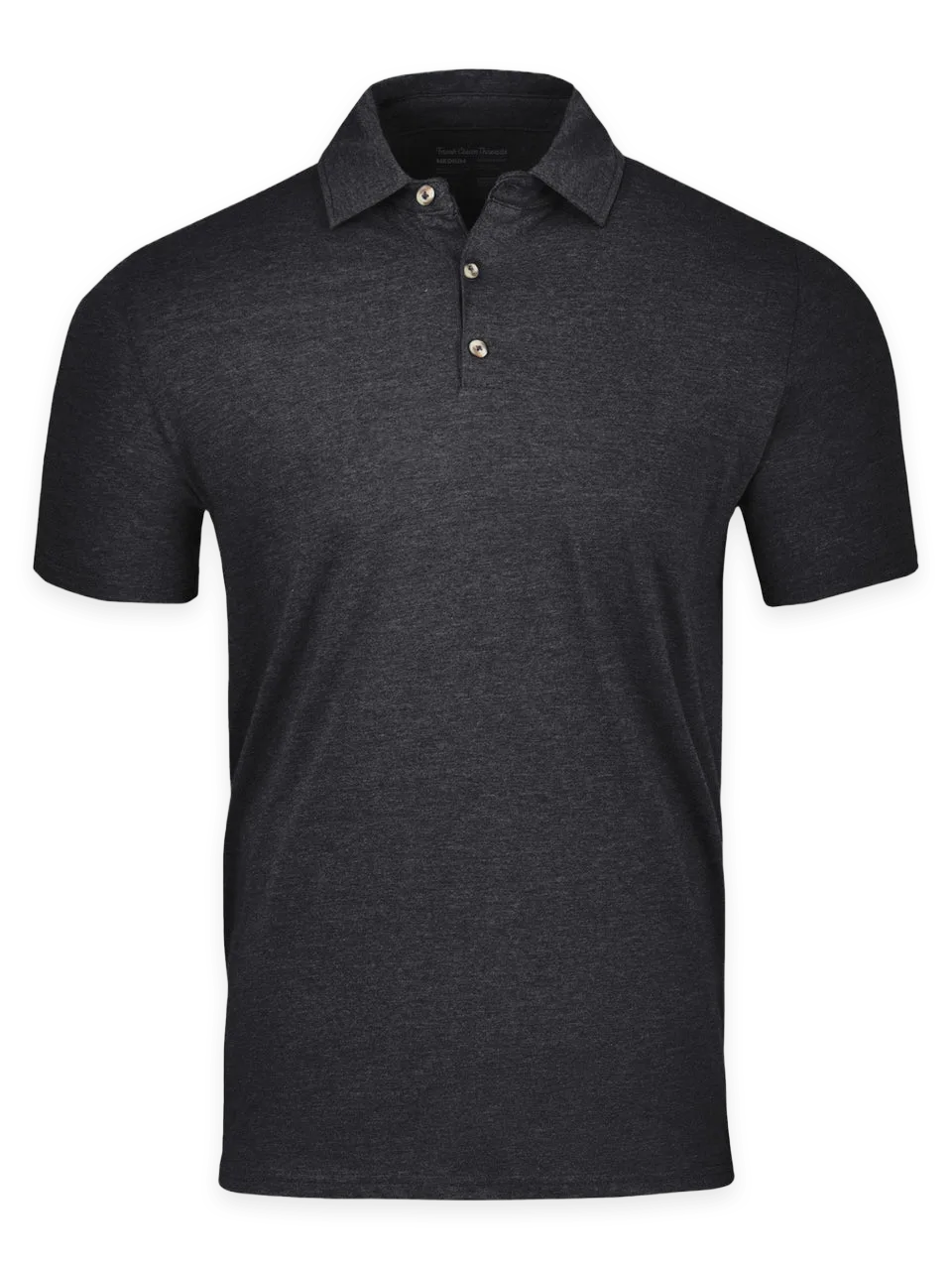 Fresh Clean Threads Charcoal Torrey Polo