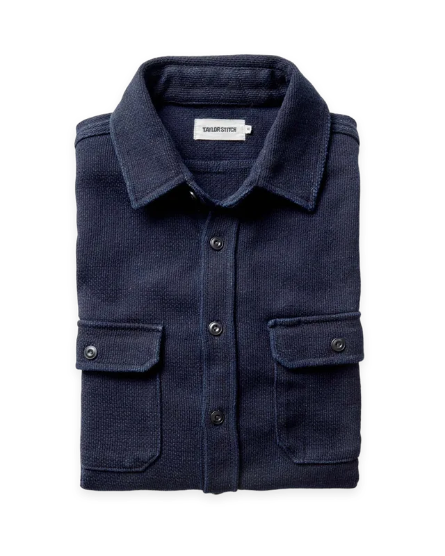 Taylor Stitch The Division Shirt in Rinsed Indigo