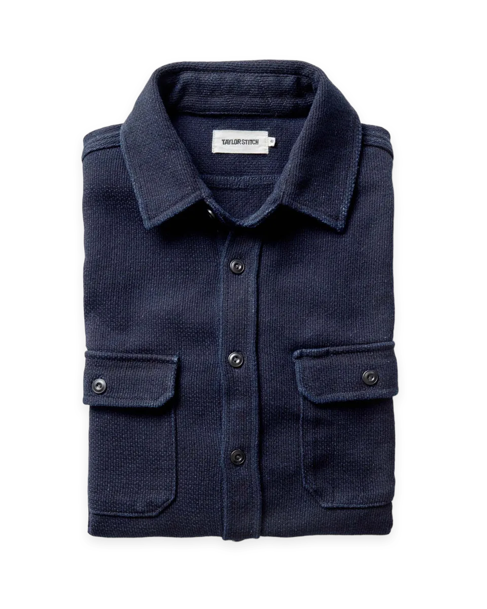 Taylor Stitch The Division Shirt in Rinsed Indigo