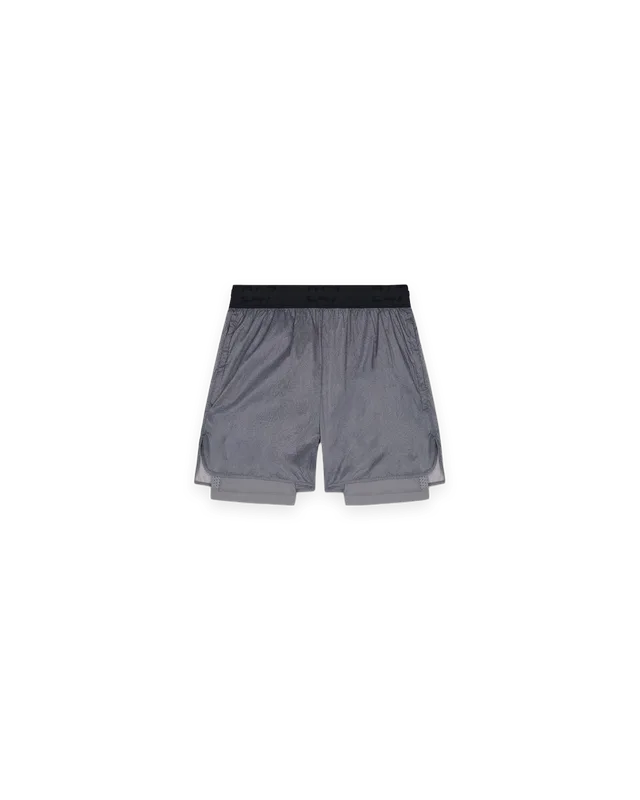 Represent 247 Contour 2-In-1 Run Shorts · Titanium