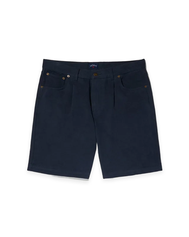 Noah Brushed Pleated Short