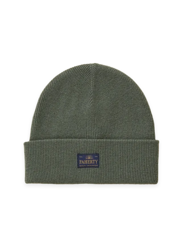 Faherty Essential Merino Beanie