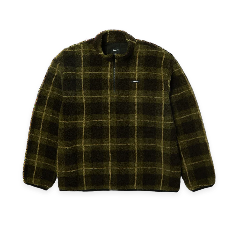 HUF Seneca High Pile Quarter-Zip Fleece