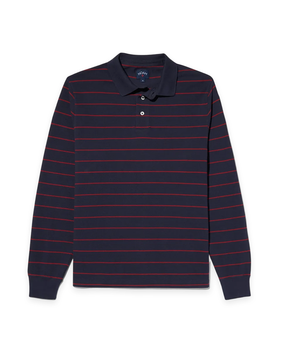 Noah Long Sleeve Pique Polo