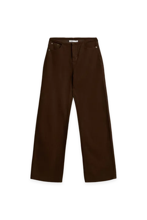Oak + Fort CLEAN WAISTBAND TWILL PANT