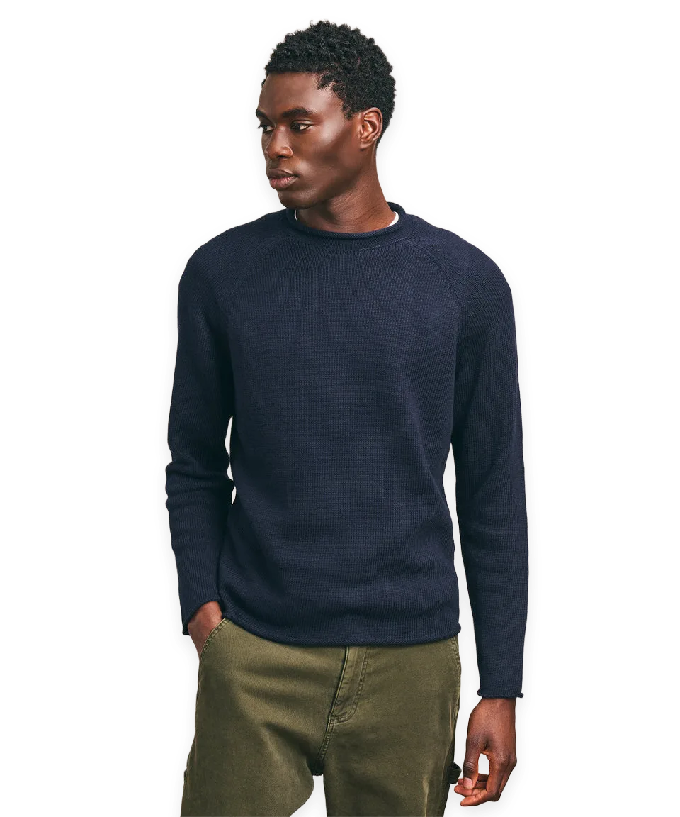 Naadam Cotton Relaxed Rollneck Sweater