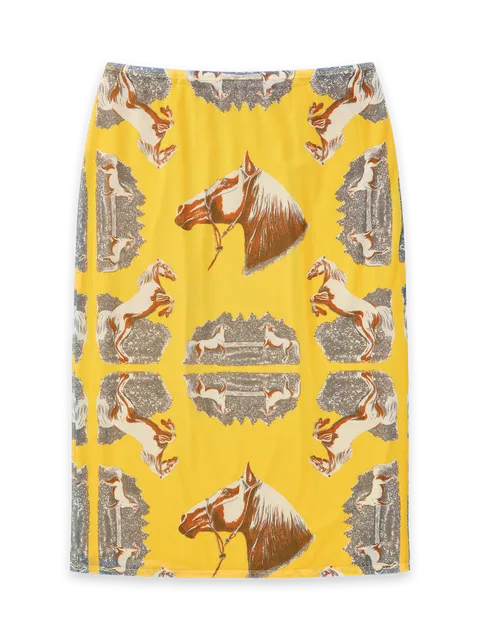 Lisa Says Gah Sandy Midi Skirt · Heritage Horse