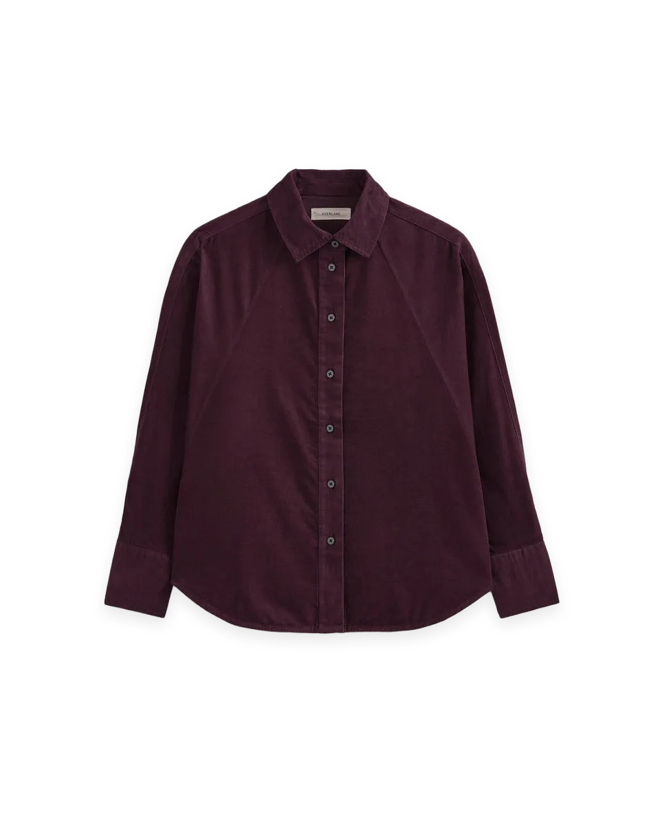Everlane Oversized Raglan Shirt in Pinwale Corduroy