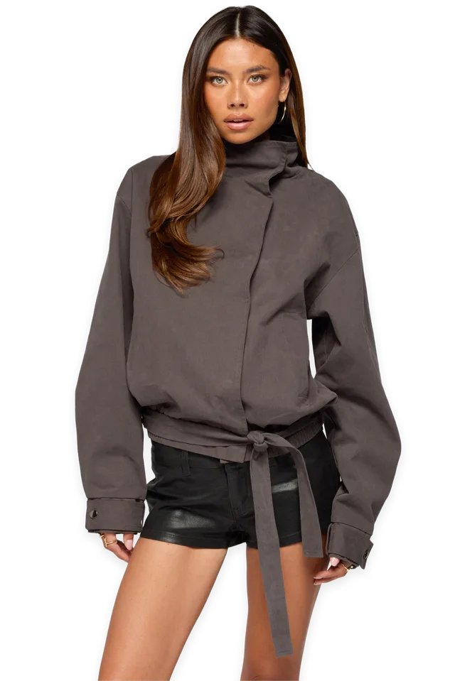 Edikted Aiza High Neck Jacket