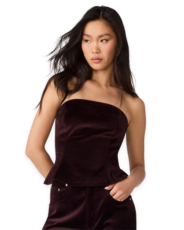 Steve Madden DAWNETTE TOP DEEP FIG