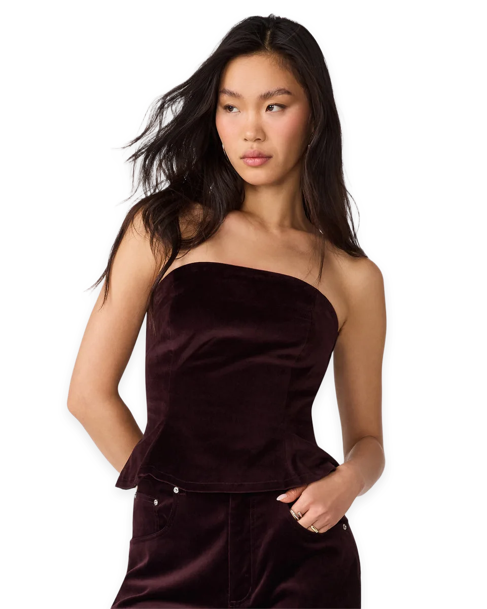 Steve Madden DAWNETTE TOP DEEP FIG