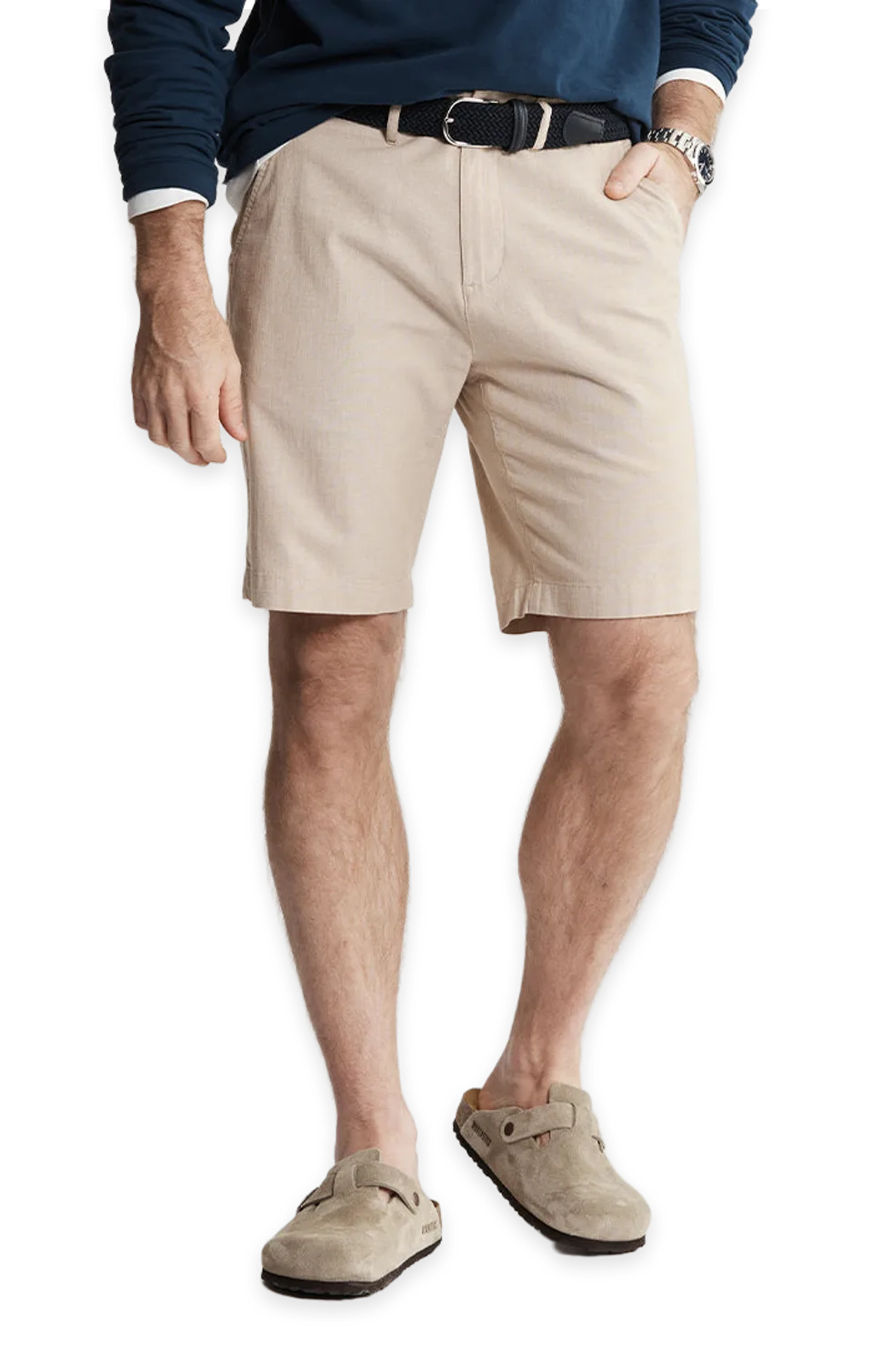 Jachs NY Stretch Chambray Shorts