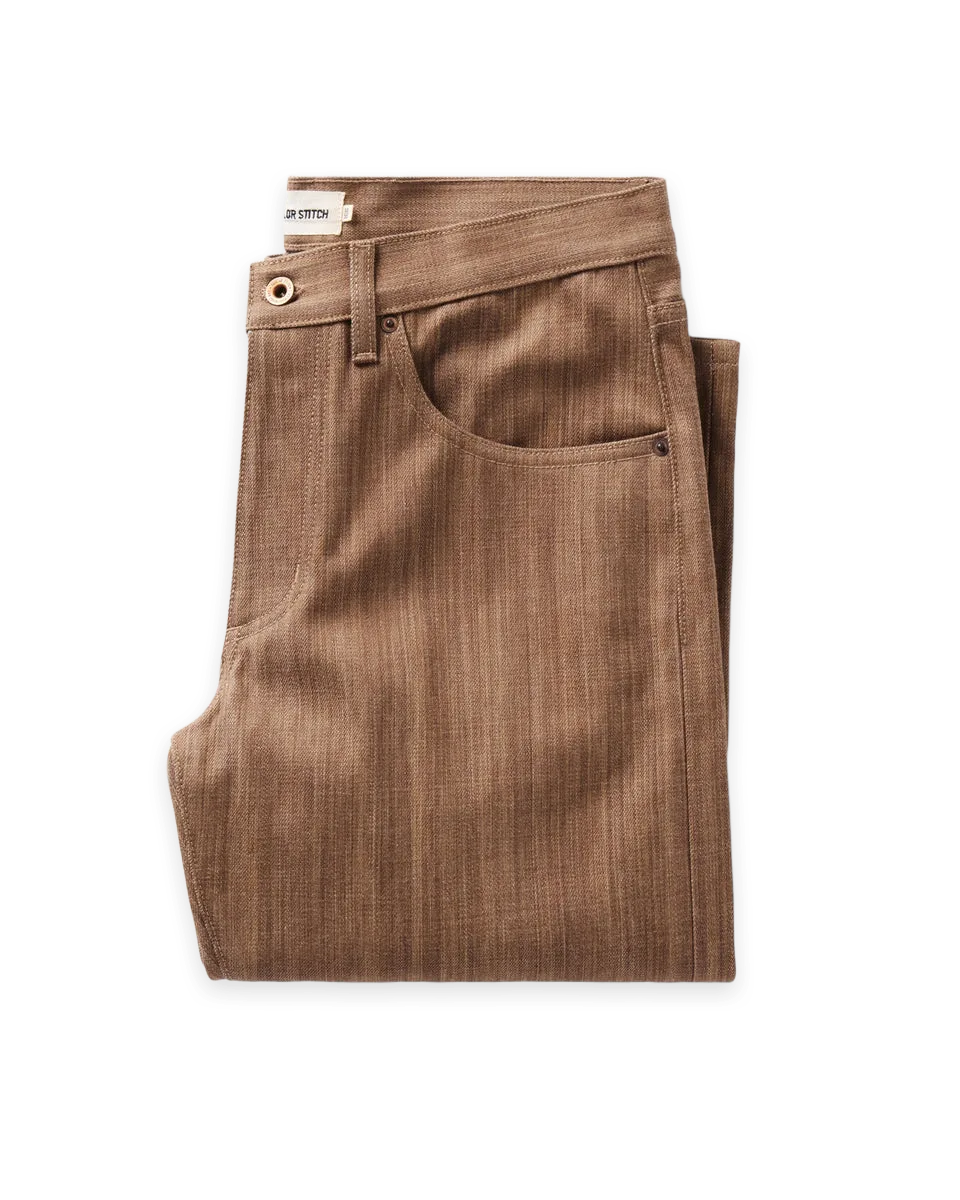 Taylor Stitch The Straight Jean in Kakishibu Selvedge