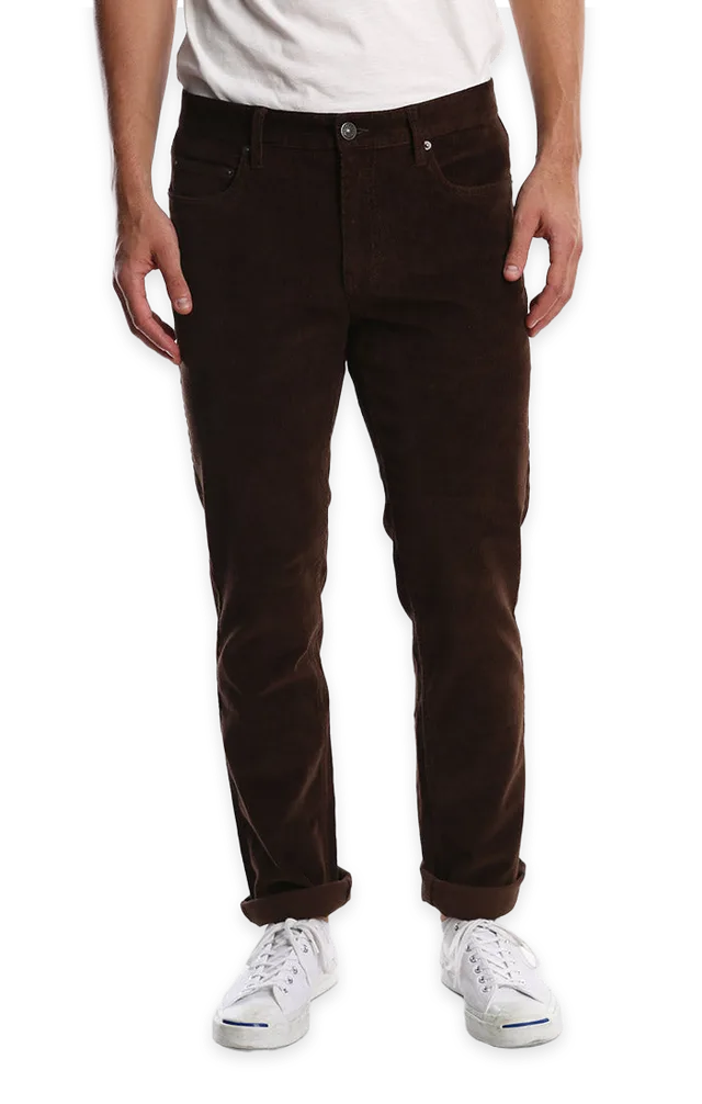 Jachs NY Straight Fit Stretch Corduroy Pant