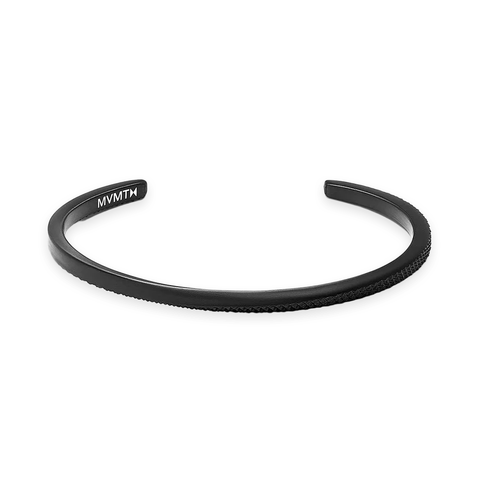 MVMT Twist Knurling Cuff Men's Bracelet