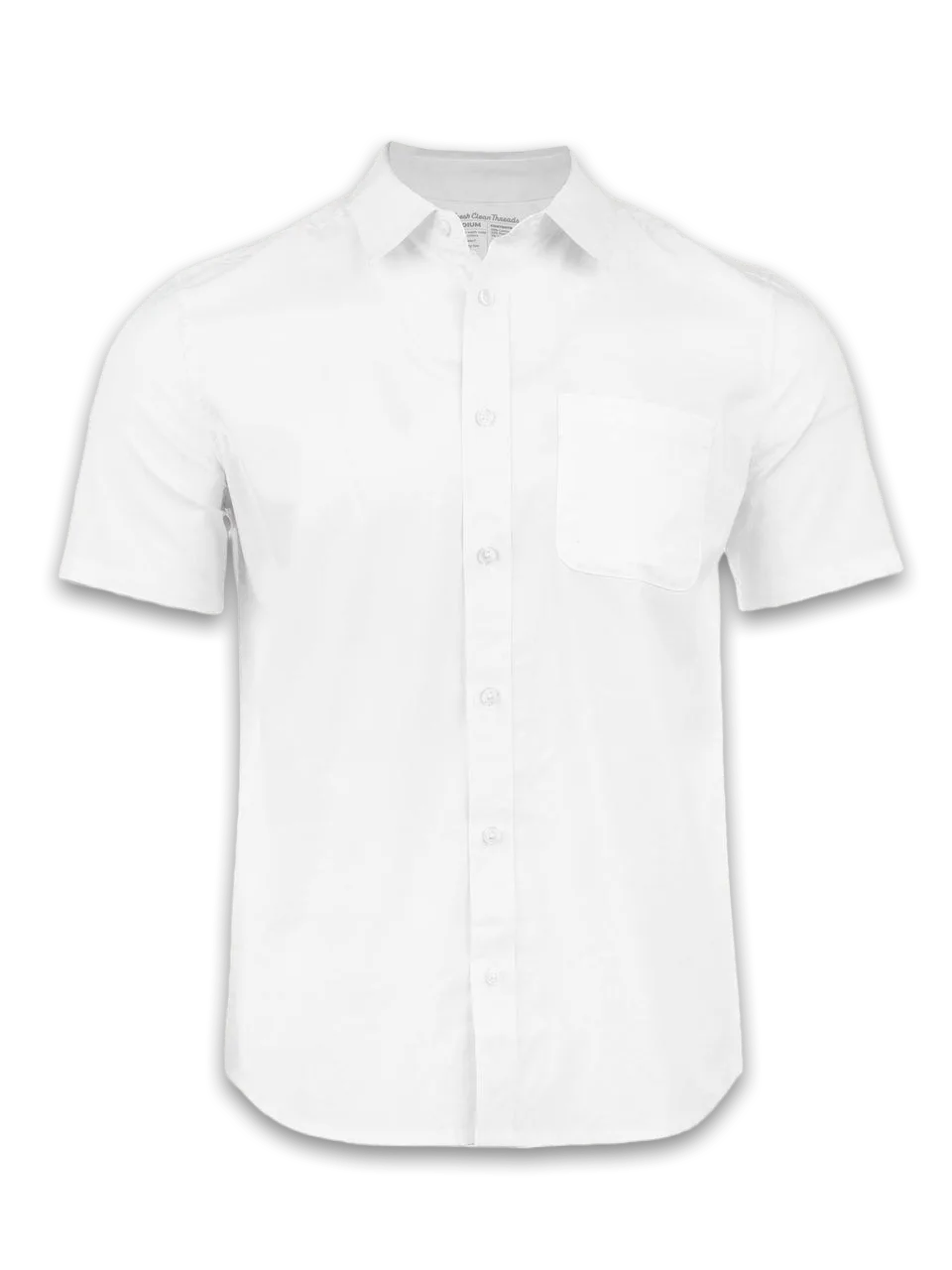 Fresh Clean Threads White All Day Short Sleeve Shirt