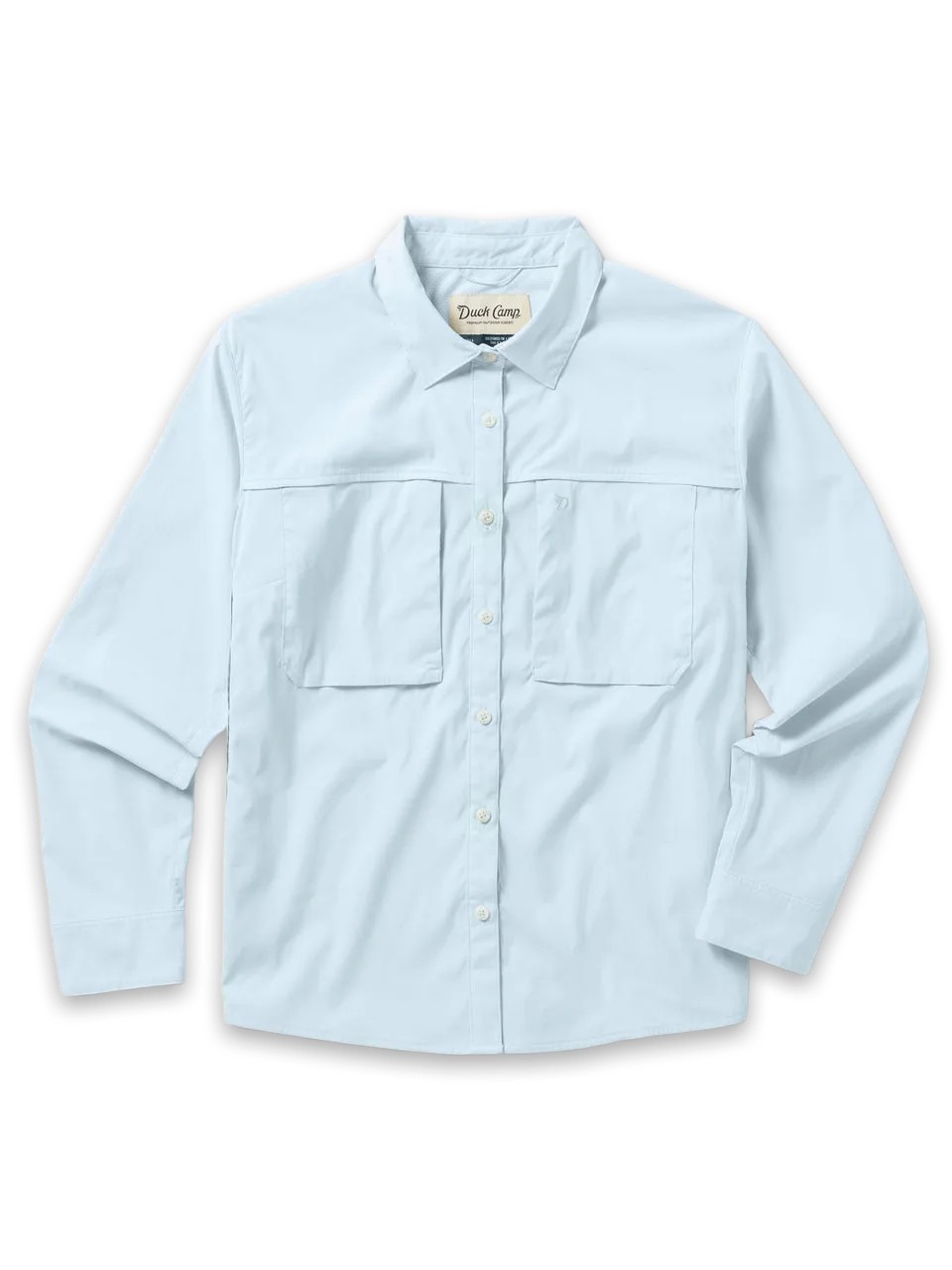 Duck Camp Women's Lightweight Fishing Shirt Long Sleeve · Ice Water