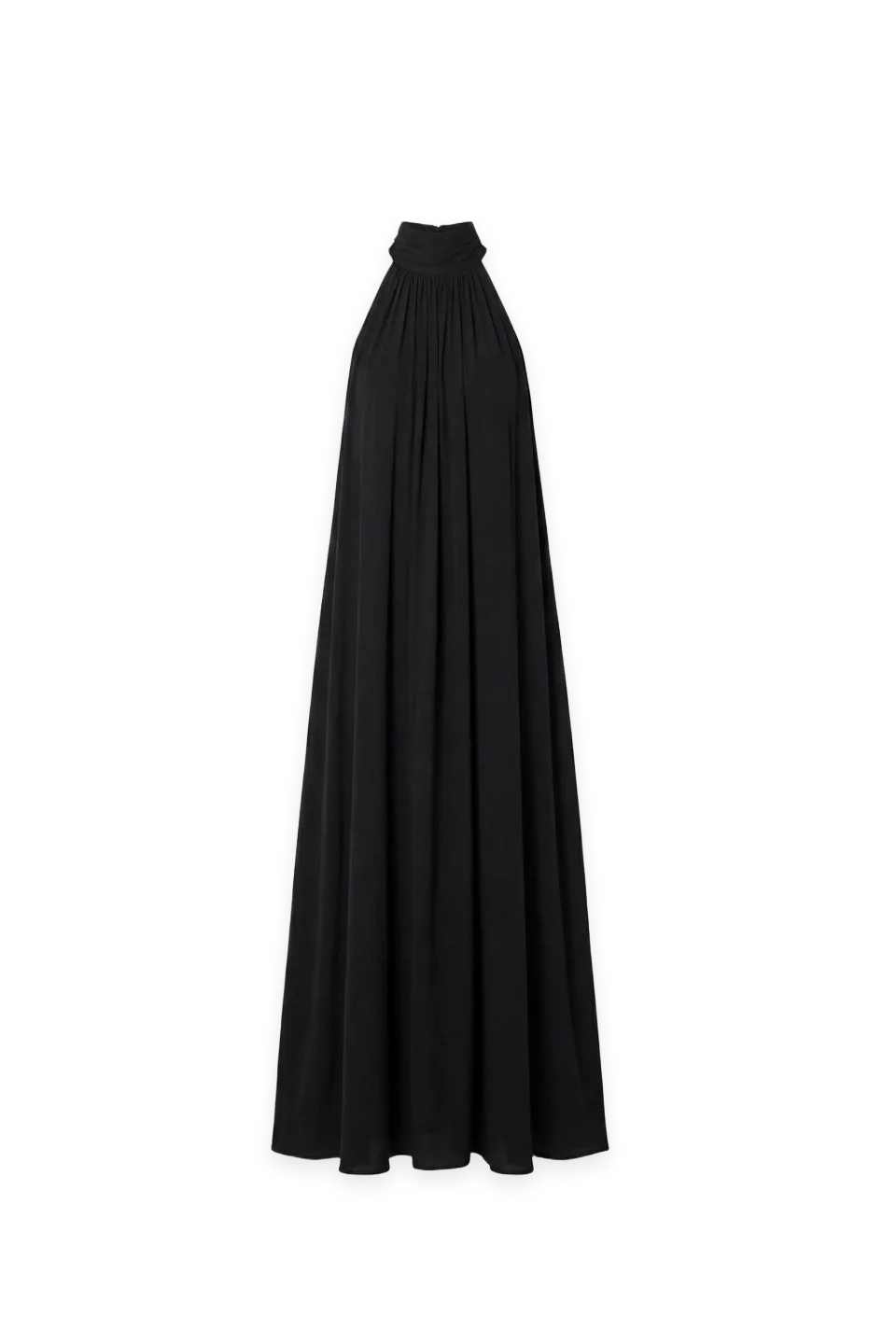 Oak + Fort PLEATED HALTER MAXI DRESS
