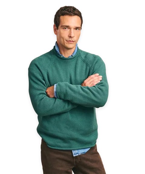 Naadam Cotton Relaxed Rollneck Sweater
