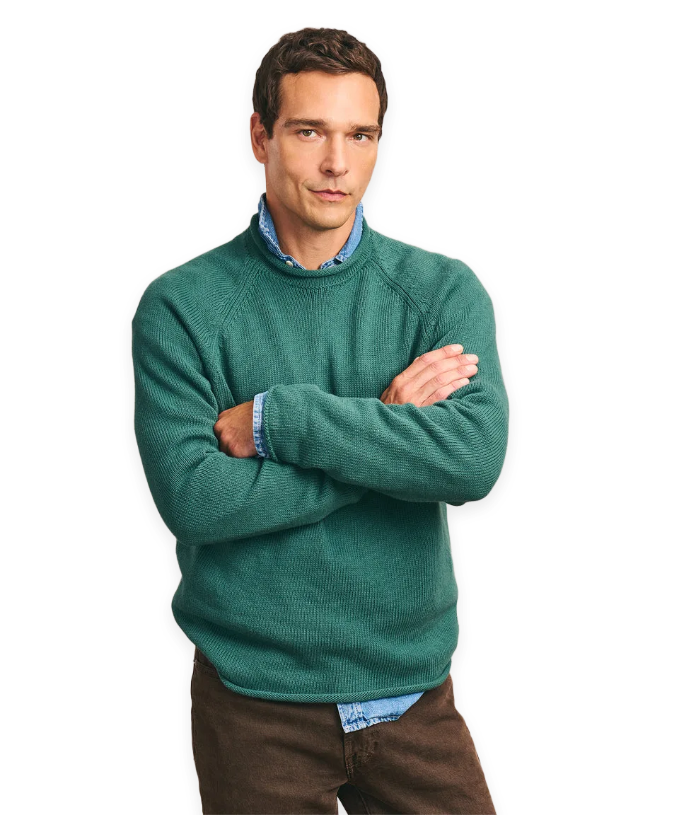 Naadam Cotton Relaxed Rollneck Sweater