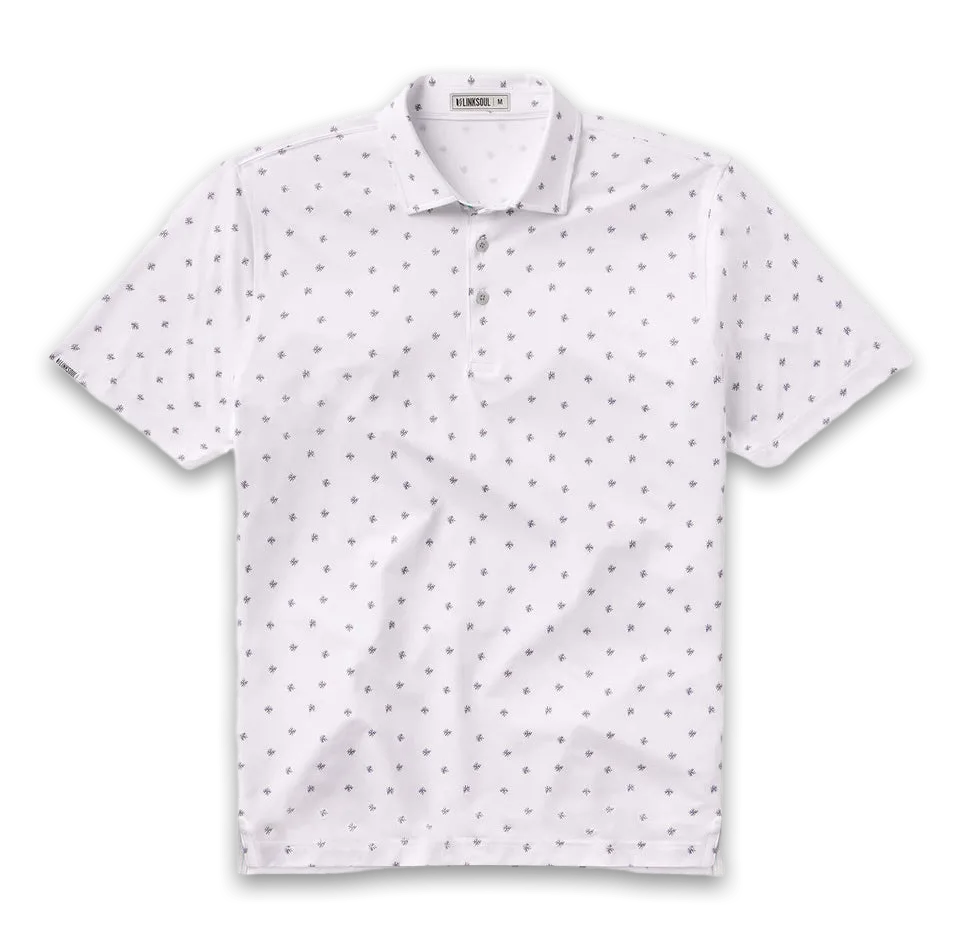 Linksoul Printed Palomar Performance Polo