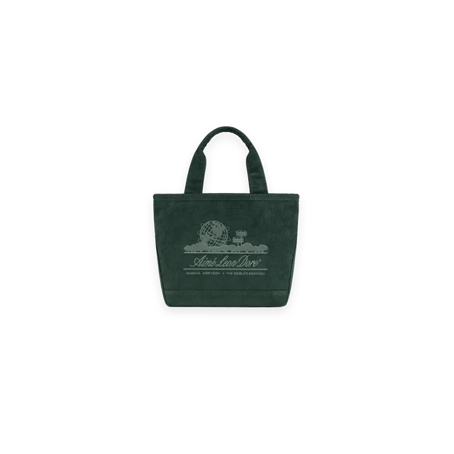 Aimé Leon Dore Mini Corduroy Unisphere Tote Bag